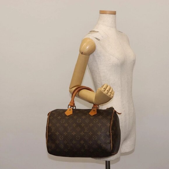 Louis Vuitton Handbags - LOUIS VUITTON Monogram Speedy 30 Hand Bag M41526 LV Auth 146662